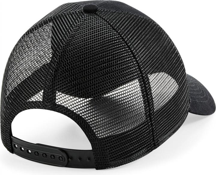 Actual product image Beechfield Adjustable back mesh cap with removable patch