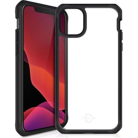 Itskins Feronia Pure (Apple iPhone 12 mini), Smartphone Hülle, Schwarz, Transparent