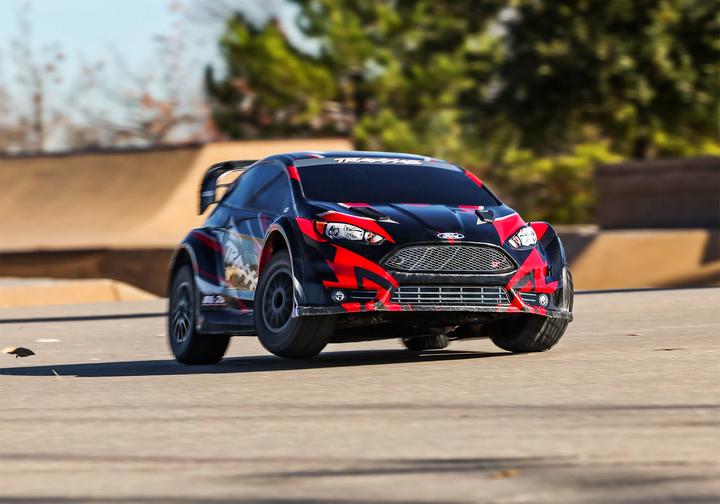 Actual product image Traxxas FORD FIESTA ST 4X4 BL-2S BLUE 1/10 RALLY RTR BL-2S BRUSHLESS, HD-PARTS, WITHOUT BATTERY/CHARGER (RTR Ready-to-Run)