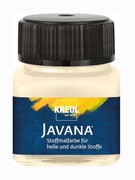 Actual product image Kreul Javana fabric paint for light and dark fabrics, 20 ml (Vanilla, 20 ml)