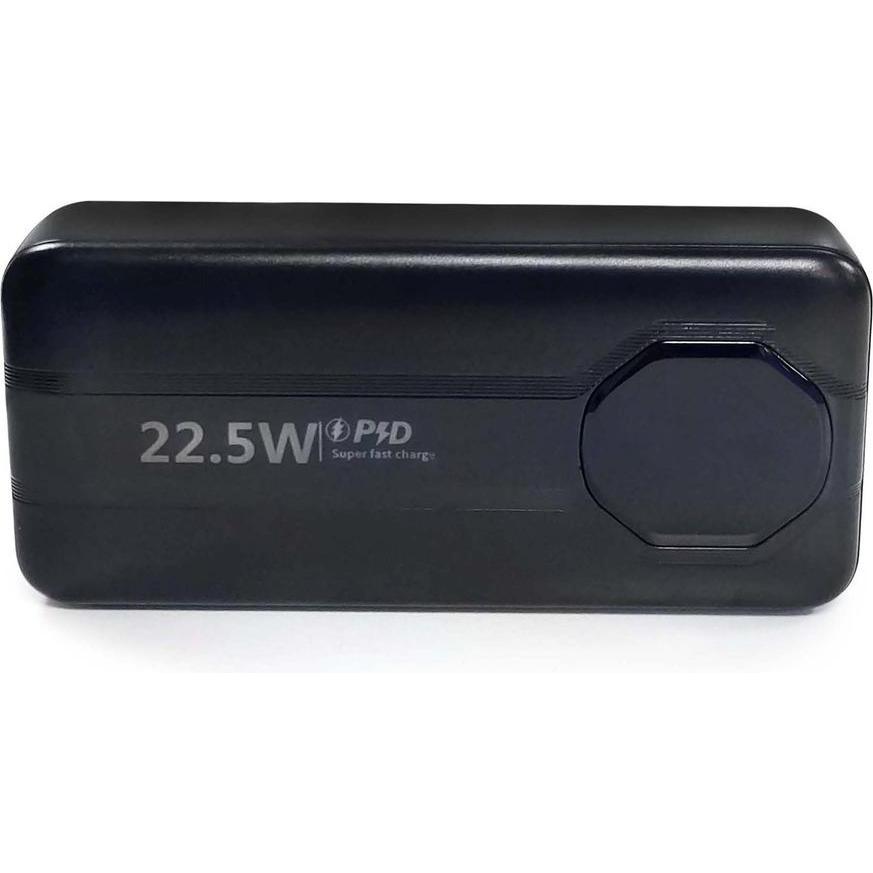 SIGN Powerful Powerbank with Built-in Cables, 20000mAh - Black, Powerbank, Nero