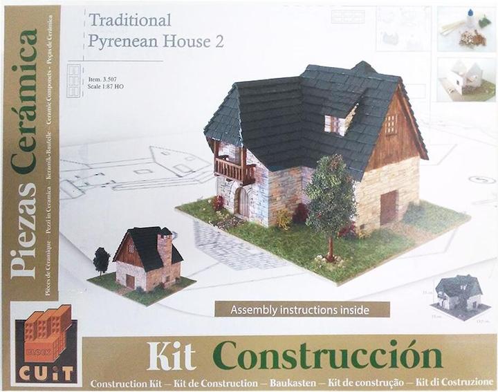 Immagine prodotto Block Cuit. Kit modello 3D in ceramica - Casa tradizionale dei Pirenei 2 (26 x 14 x 22 cm)