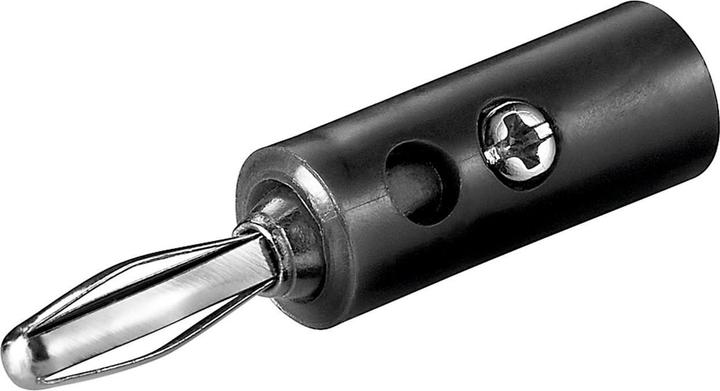 Image du produit Goobay Bananen-Stecker, Schwarz- VPE: 10