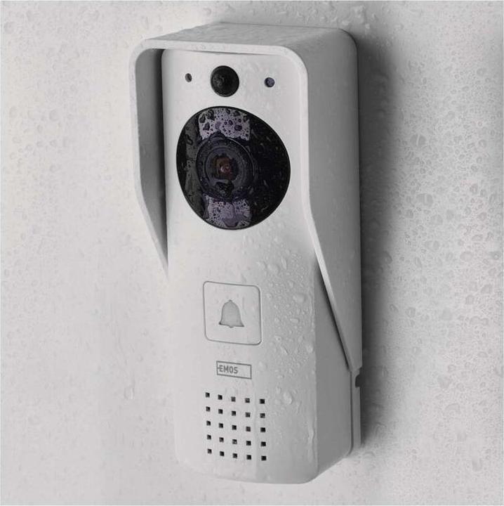 Produktbild Emos GoSmart Drahtlose Video-Türklingel IP-09D mit WiFi und Solarpanel, batteriebetrieben (WLAN)