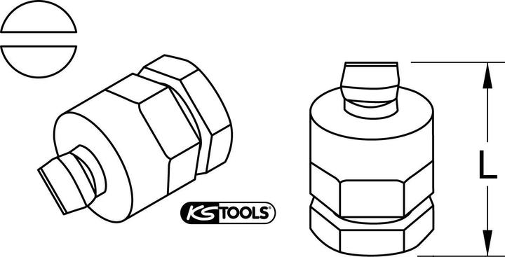 Produktbild KS Tools 503.8221 (Schraubschlitz)