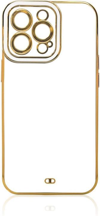 Image du produit Hurtel Fashion Case Case pour Samsung Galaxy A13 5G Gold Frame Gel Cover White (Samsung Galaxy A13 5G)