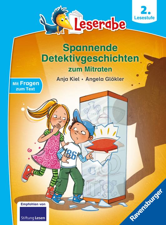 Immagine prodotto Ravensburger Leserabe - 2. Lesestufe: Spannende Detektivgeschichten zum Mitraten (Tedesco, Angela Glökler, Anja Kiel, 2023)