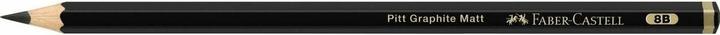 Actual product image Faber-Castell 115208, Pitt Graphit, matt, 8B, Schwarz (8B, 1 x)