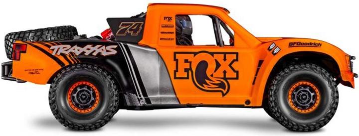 Produktbild Traxxas Unlimited Desert Racer 4x4 VXL Fox1 1/7 Race-Truck RTR Brushless, ohne Akku/Ladegerät +LED (RTR Ready-to-Run)