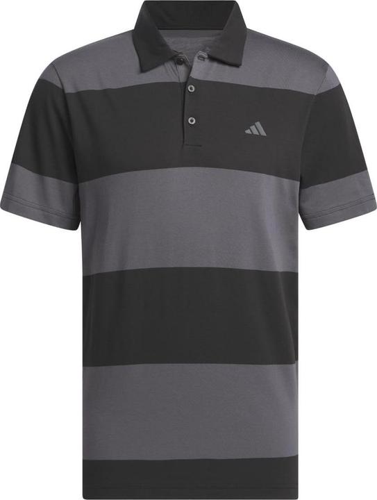 Actual product image adidas Mens Colour Block Stripe Rugby Polo Shirt (S)
