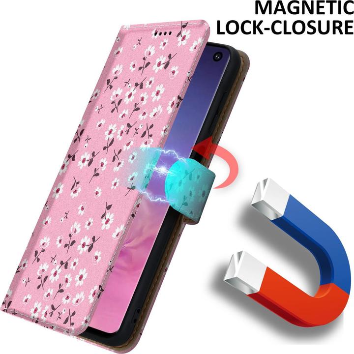 Actual product image Cadorabo Book cover with print (Samsung Galaxy S10)