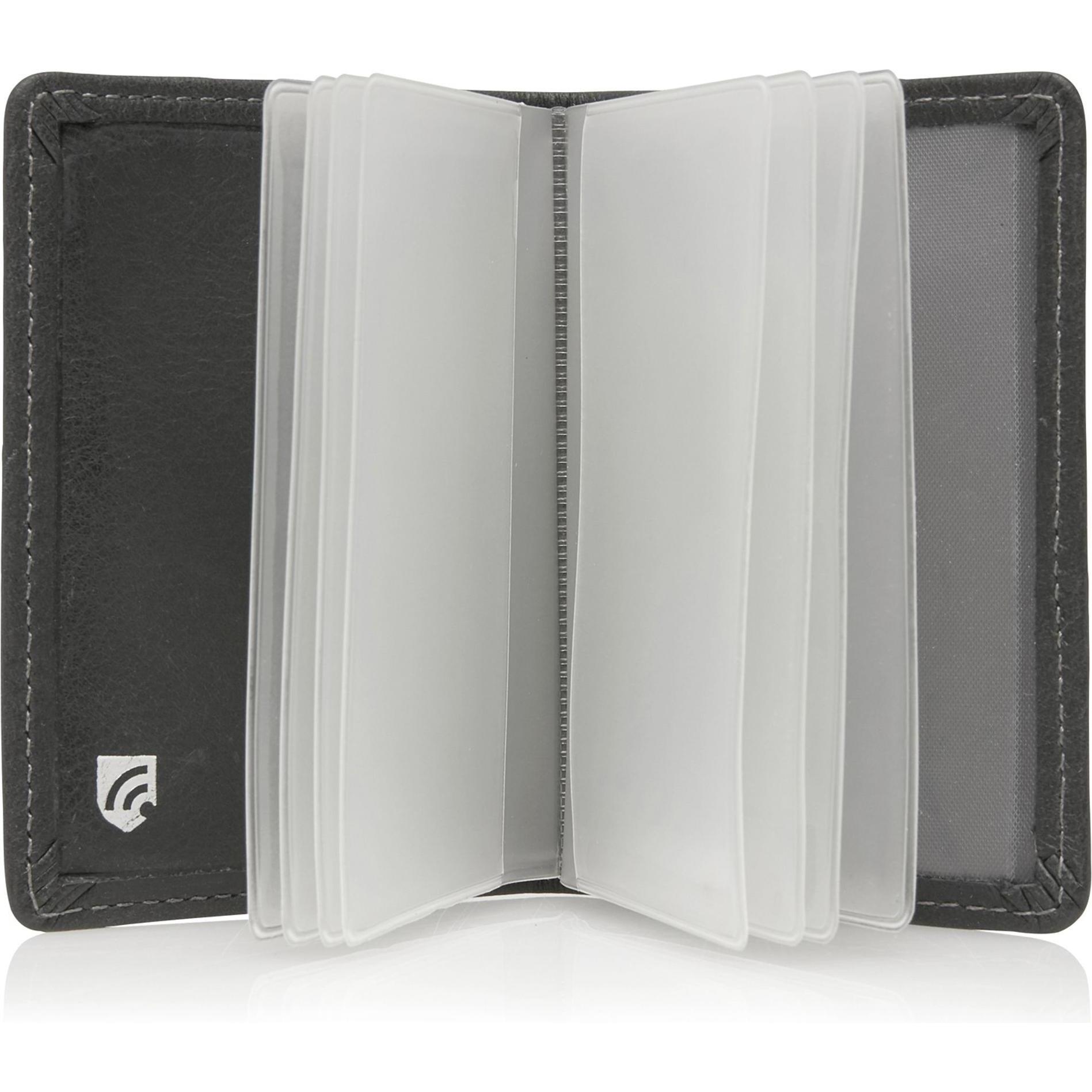 Thumbnail - Castelijn & Beerens, Herren, Portemonnaie, Canyon Kreditkartenetui RFID Leder 7 cm, Schwarz