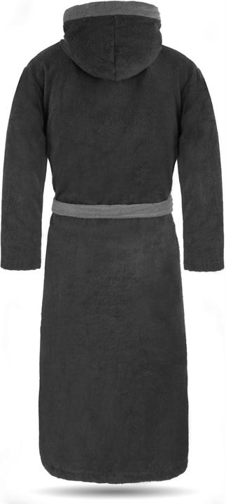 Produktbild Normani Damen Baumwoll-Bademantel mit Frottee, zweifarbig - OEKO-TEX® 100 (L)