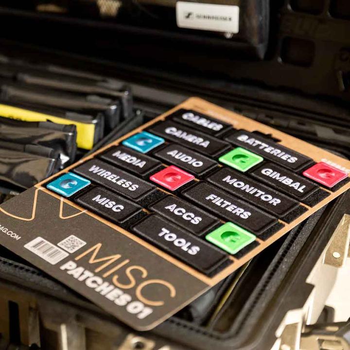 Produktbild CRDBAG Diverse Aufnäher 01 (Kamera Taschenerweiterung)