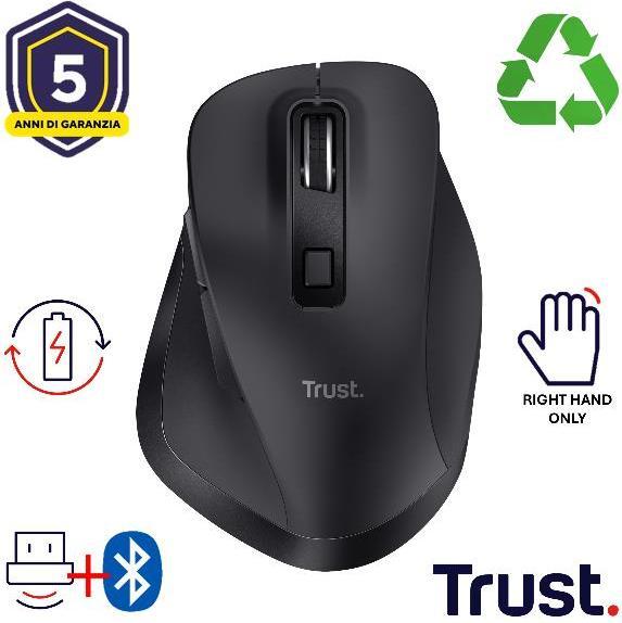 Actual product image Trust Fyda Multidevice Wireless Mouse (Wireless)