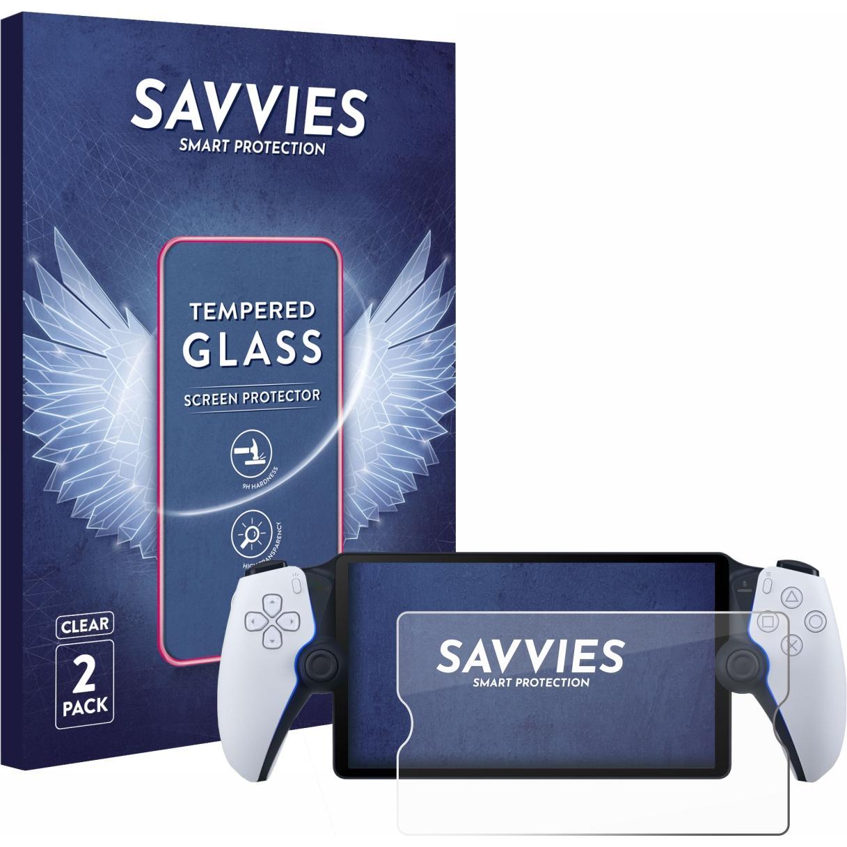 Thumbnail - Savvies Panzerglas Schutzglas Displayschutz, Weiteres Gaming Zubehör, Transparent