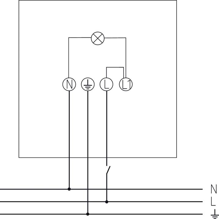 Actual product image Theben theLeda B50L WH (3600 lm, IP65)