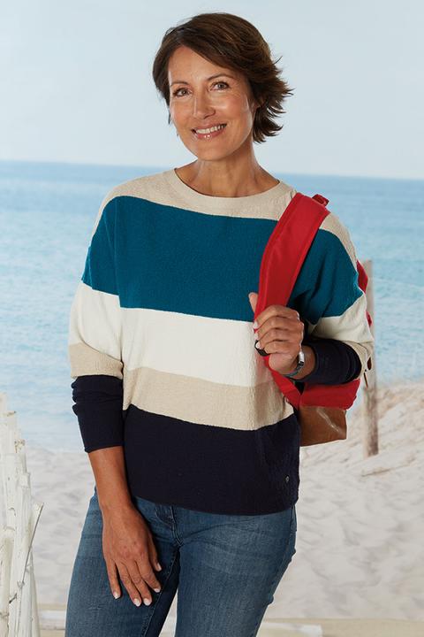 Produktbild Betty Barclay Betty & Co Blockstreifen-Pullover (44)