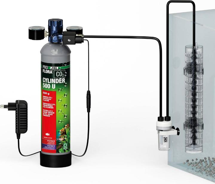 Image du produit JBL Aquaristik und Terraristik ProFlora CO2 Advanced Set U Système de fertilisation au CO2 à usage unique (Engrais pour aquarium)