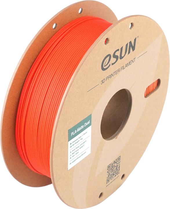 Actual product image eSUN PLA MATTE DUAL 1,75mm RED YELLOW 1kg (PLA, 1.75 mm, 1000 g, Multicoloured)