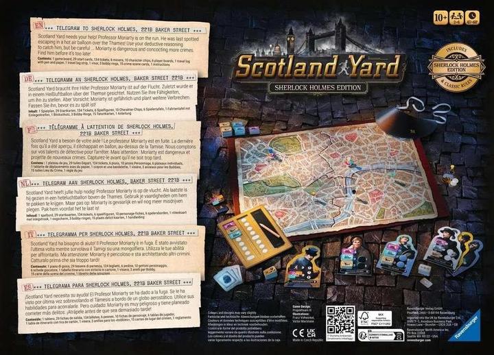 Image du produit Ravensburger Sherlock Holmes Scotland Yard (Allemand, Espagnol, Français, Néerlandais, Italien, Anglais)