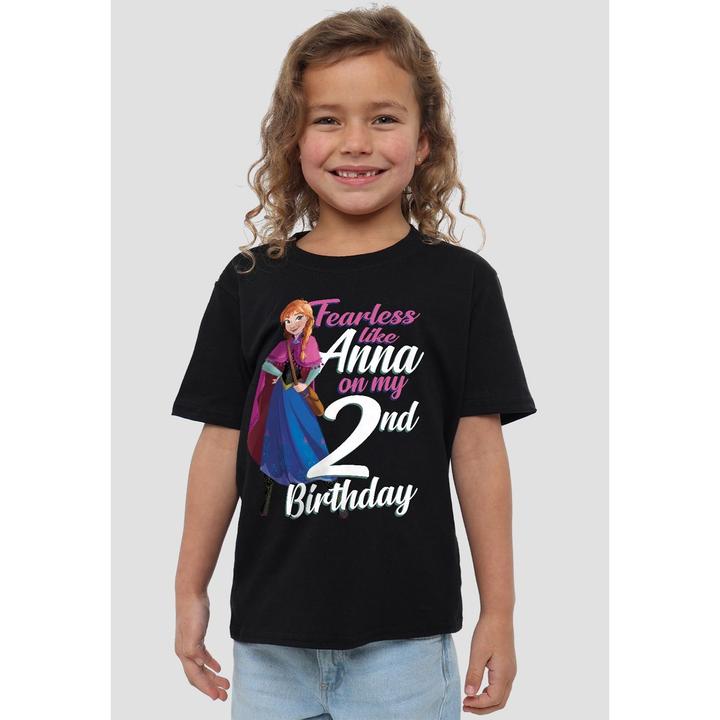 Produktbild Disney Frozen Fearless Like Anna TShirt 2 Geburtstag (128)