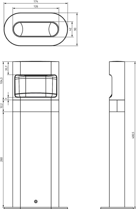 Image du produit Theben theLeda D B AL (760 lm, IP55)