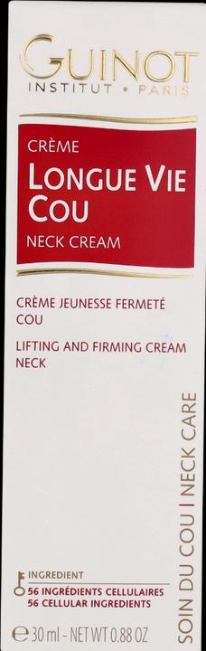 Immagine prodotto Guinot Longue Vie Cou Trattamento rassodante vitale per il collo 30ml (Crema corpo, 30 ml)