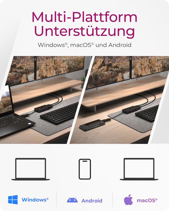 Immagine prodotto Icy Box IB-SPL1029AC (USB-A, USB-C, 2 porte)