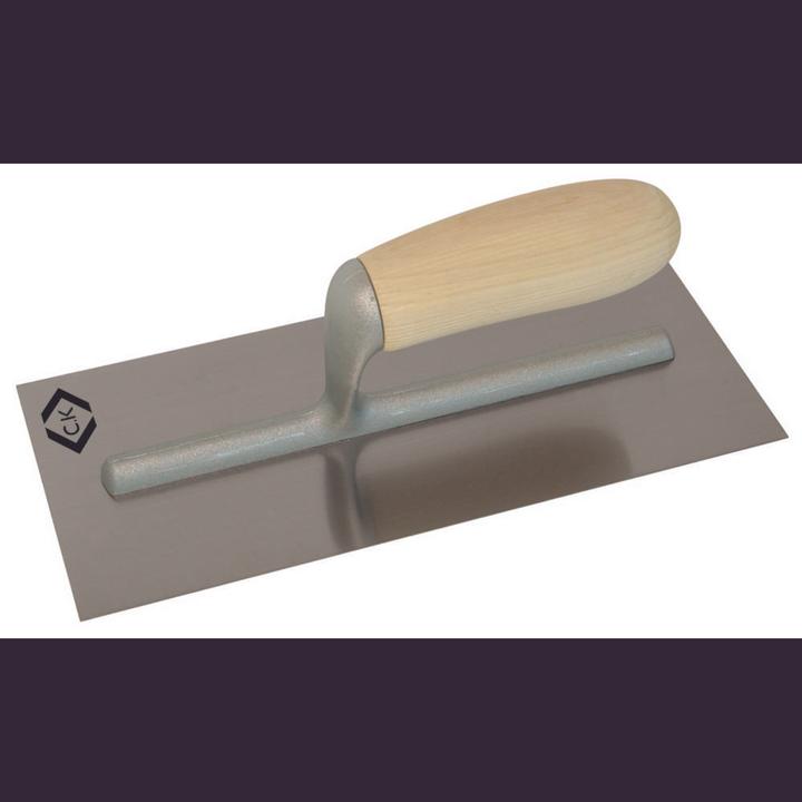 Produktbild C.K Magma Glättekelle aus Stahl mit Holz (12 cm)