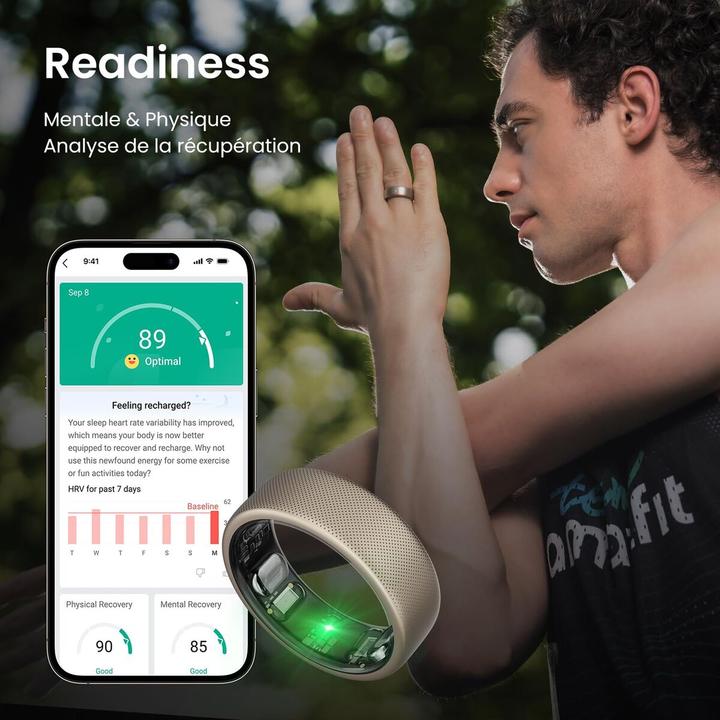 Produktbild Amazfit Helio Ring (12, Titan)