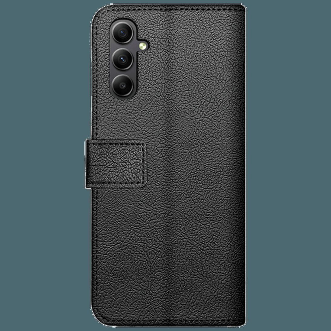 Thumbnail - Just in Case Pu-Leder Book HÃ¼lle Schwarz Samsung Galaxy A24 (Samsung Galaxy A24), Smartphone Hülle, Schwarz
