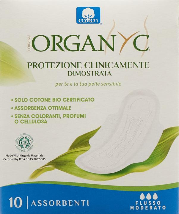 Actual product image Organyc Sanitary napkins (10 x)