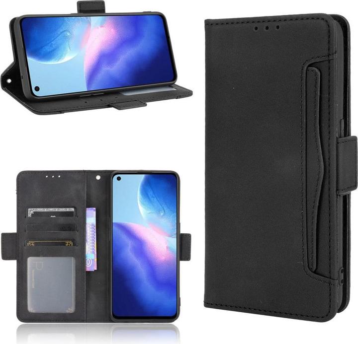 Produktbild Cover-Discount OPPO Find X3 Lite - Etui mit vielen Kartenfächer schwarz (Oppo Find X3 Lite)