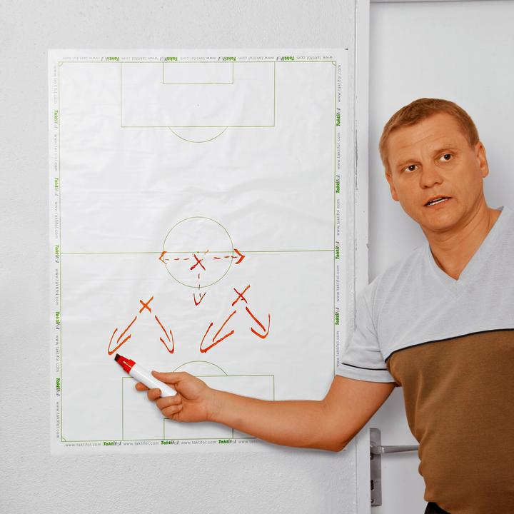 Actual product image Taktifol elasticated tactics board, football