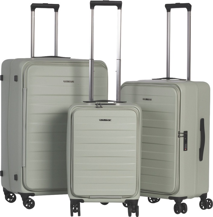 Image du produit Worldpack Valise à roulettes Seattle 3 pièces (114 l, Bagage à main (jusqu'à 50l), M (50 - 90l), L (90 - 115l))
