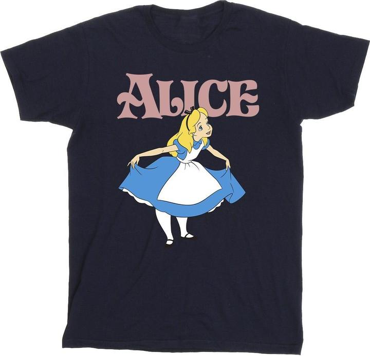 Produktbild Disney Mädchen Alice im Wunderland verbeugen sich TShirt aus Baumwolle (128)