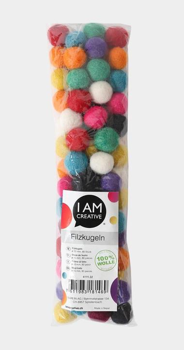 I Am Creative Felt balls (15 mm)