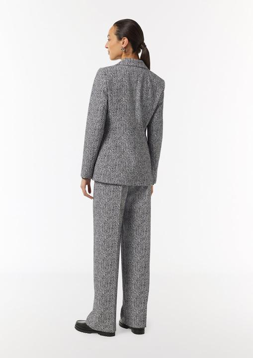 Produktbild Comma Hose Jacquard-Hose mit Wide Leg (34)