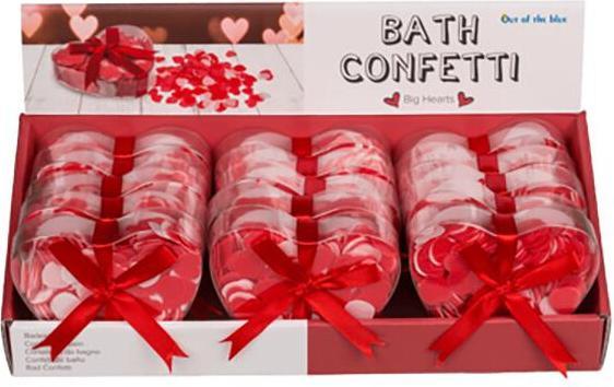 Actual product image Ootb Bath confetti hearts