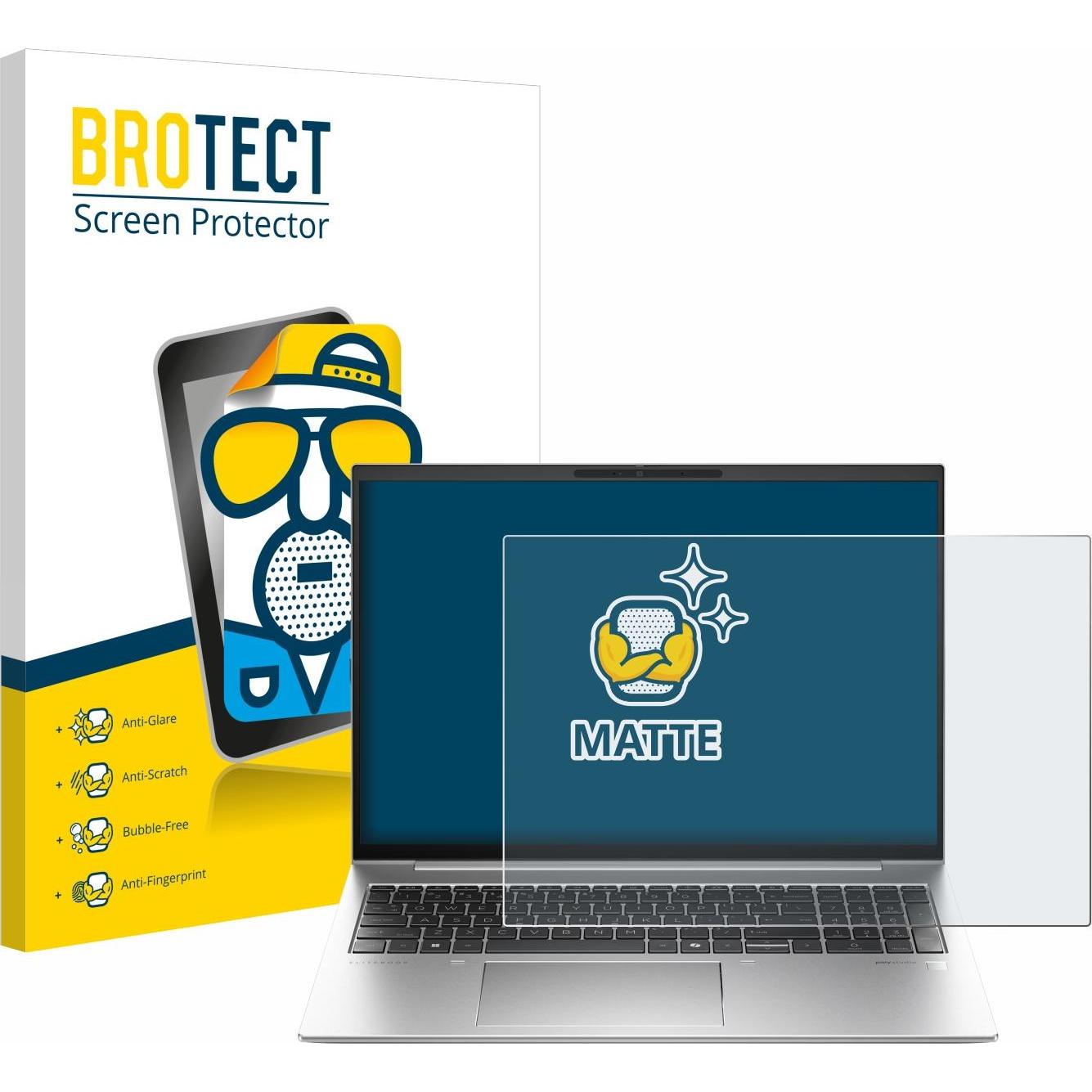 BROTECT Entspiegelungs-Schutzfolie Displayschutz Matt (17", 16 : 10), Notebook Schutzfolie