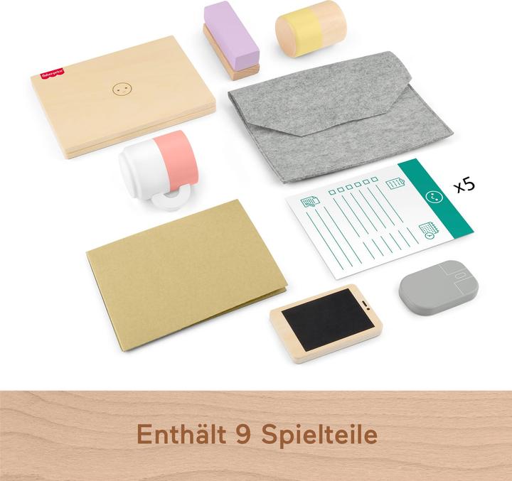 Image du produit Mattel Fisher-Price – Coffret Télétravail en Bois (Français, 3 - 5 Années)