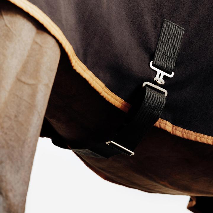 Produktbild Fouganza Fleecedecke Basic Pferd/Pony schwarz (165 cm)