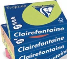 Actual product image Clairefontaine Universal paper, coloured (120 g/m², 250 x, A4)