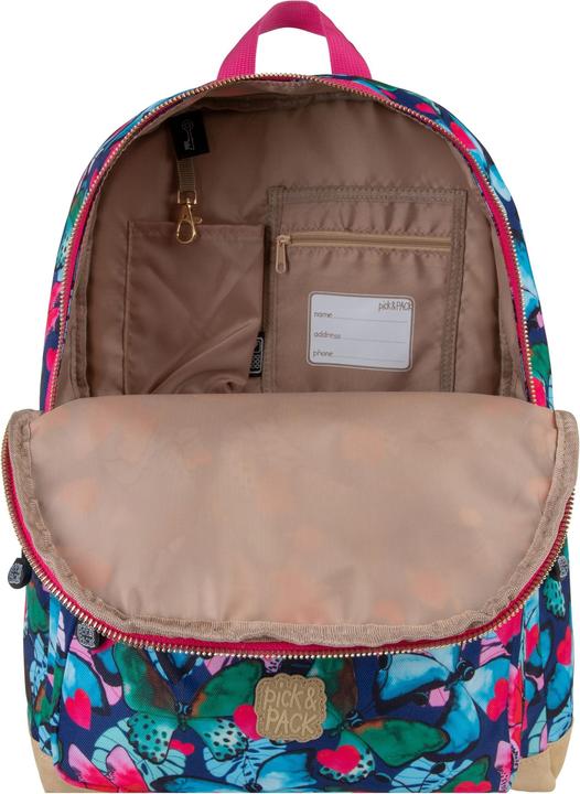 Actual product image Pick & Pack Beautiful Butterfly Backpack L / Navy