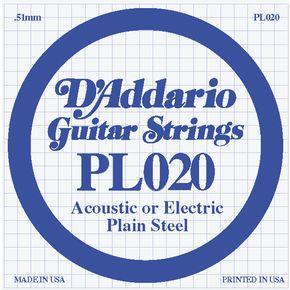 Produktbild D'Addario Pl020 (1x, Gitarre, 0.02")