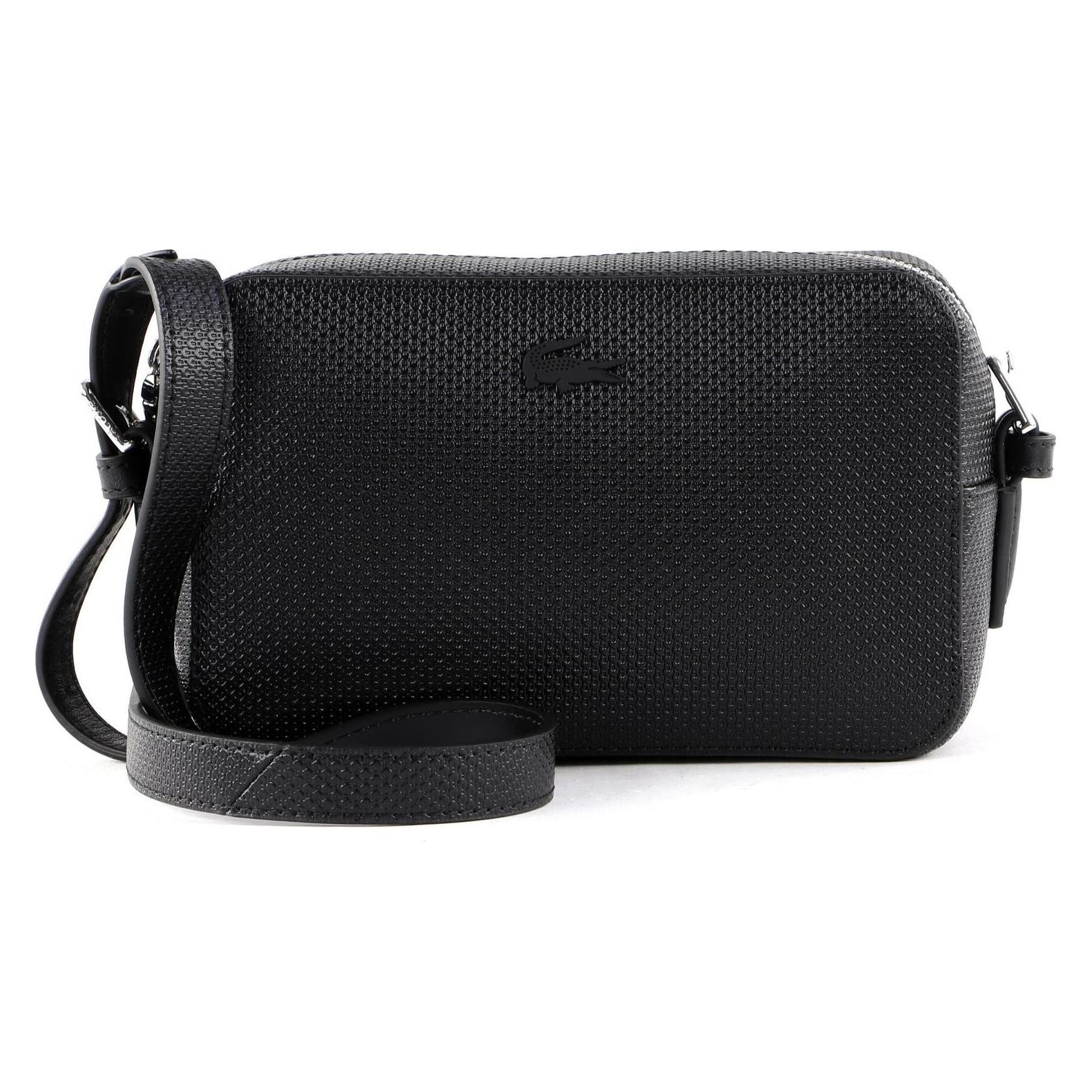 Lacoste, Damen, Handtasche, Chantaco Classics Crossover Bag, Schwarz