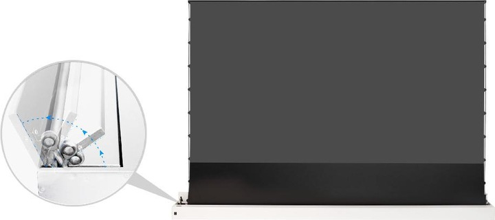 Produktbild Celexon UST Hochkontrast Bodenscheren Leinwand - HomeCinema Plus, 92" weiss (92", 16:9)