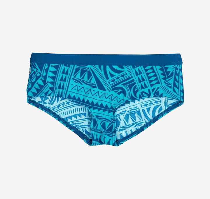 Actual product image Nabaiji Sportbikini Hose Mädchen - 500 Kamyleon Fatu blau/türkis (140)