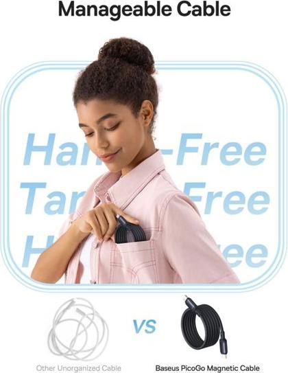 Produktbild Baseus USB-C to USB-C PicoGo, 240W, 1m (1 m, 240 W)